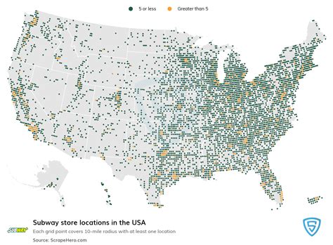 All Subway Locations .